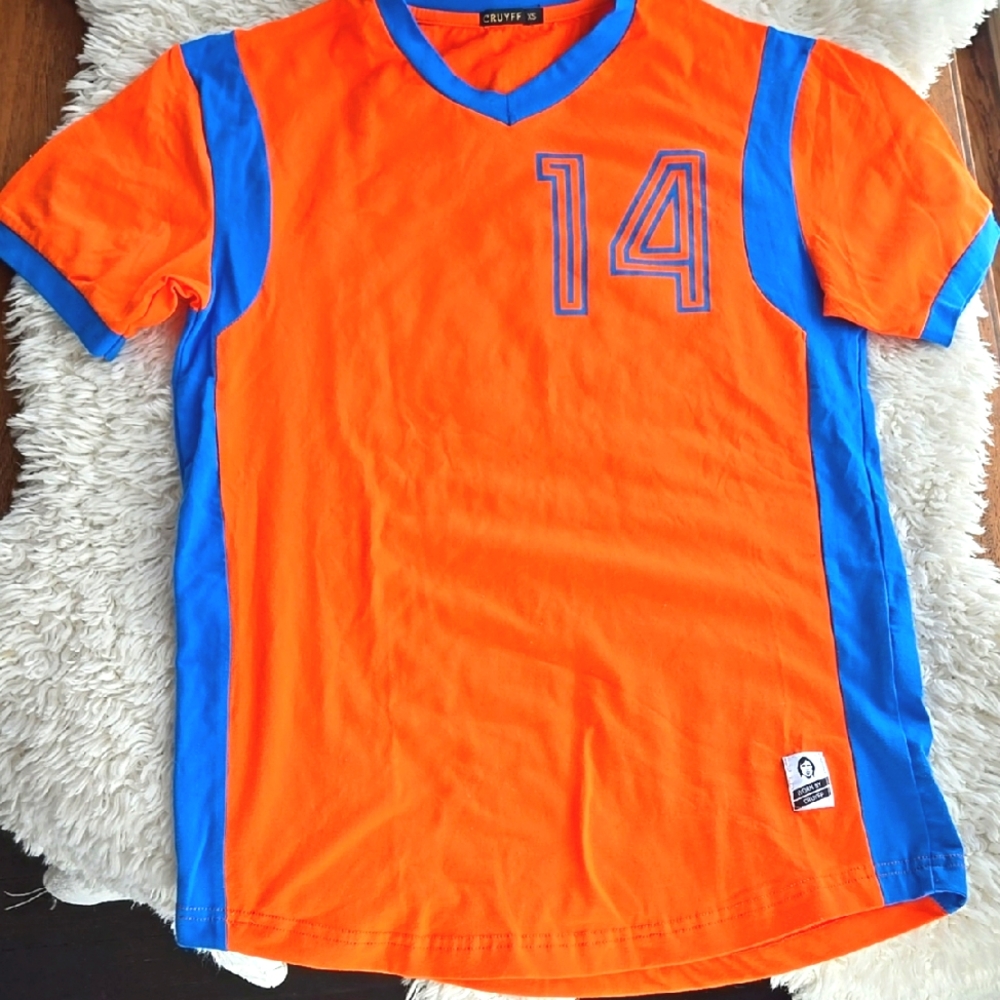Retro 1979 L.A. Aztecs Dutch Legend Cruyff Jersey XS - Picture 3 of 6